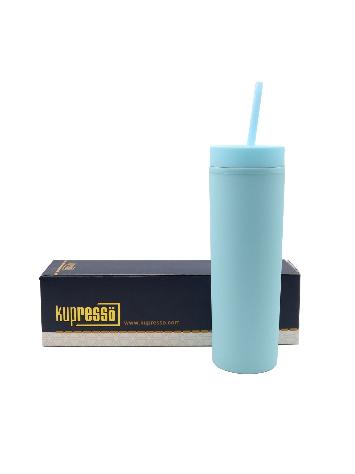 Wholesale 16oz/450ml Skinny Matte Acrylic Tumblers with Lid and